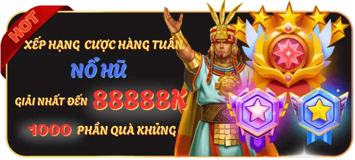 Người đang cầm điện thoại di động với giao diện khuyến mãi của Nohu 88